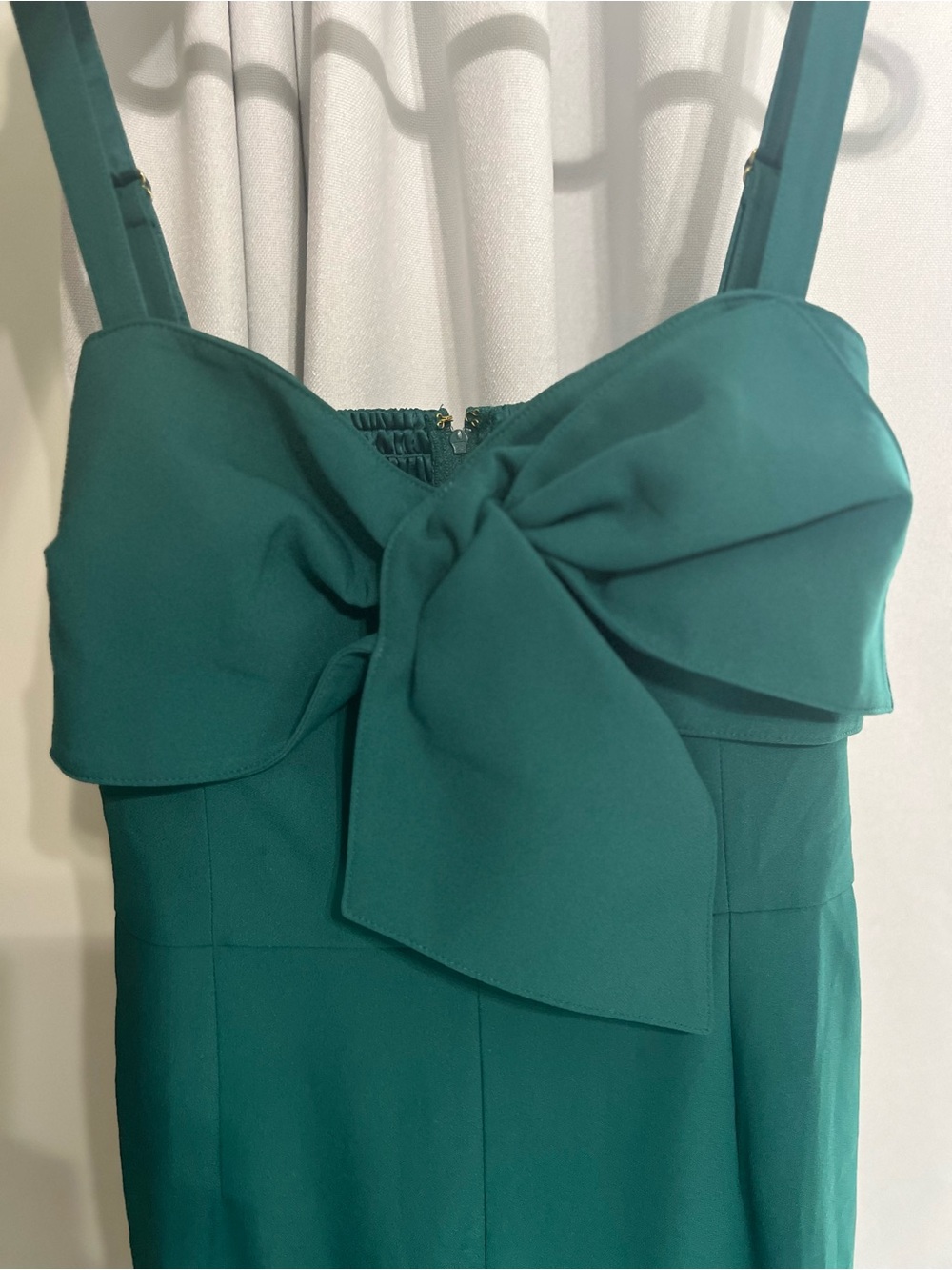 Lilly Pulitzer Teal Bow-Front Jumpsuit